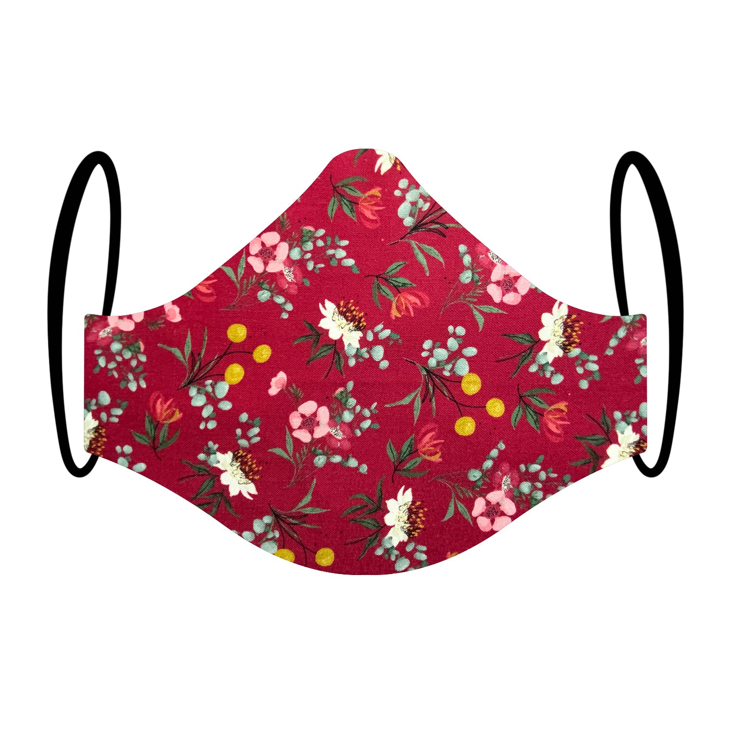 "Inner Beauty" Floral Pattern Triple-layer Washable Face Mask