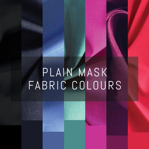 Plain Coloured Triple-layer Washable Face Mask