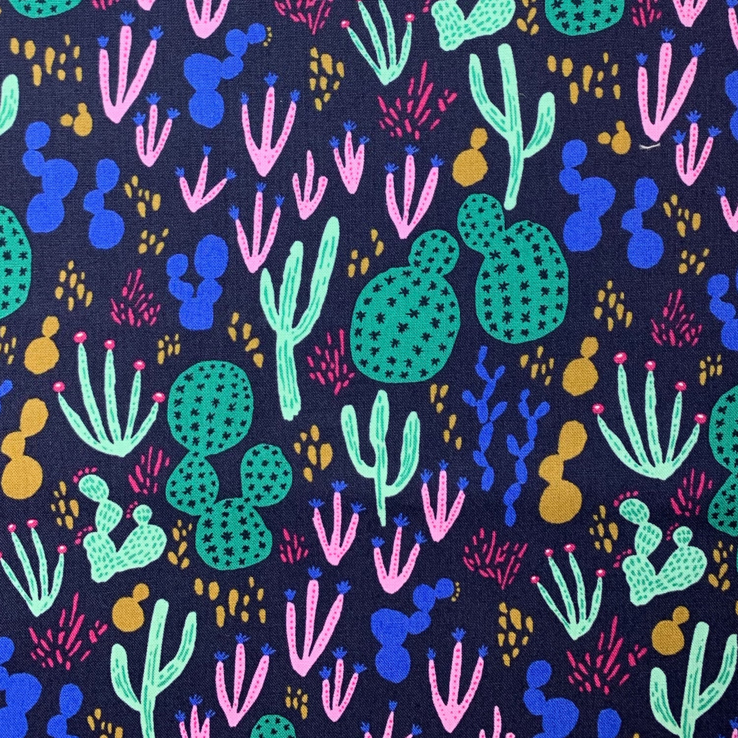 Cactus print face mask made in Melbourne