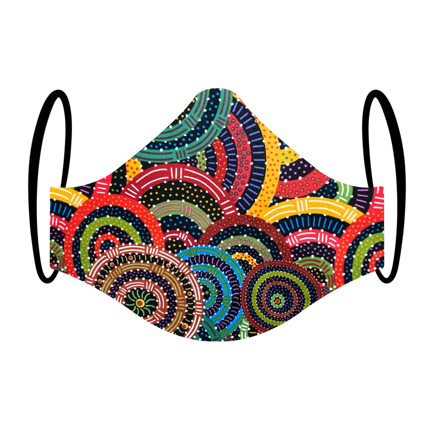 "Colour Carnival" Vibrant Pattern Triple-layer Washable Face Mask