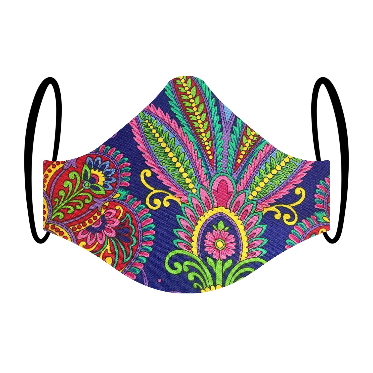 "Colour Rollercoaster" Print Triple-layer Washable Face Mask