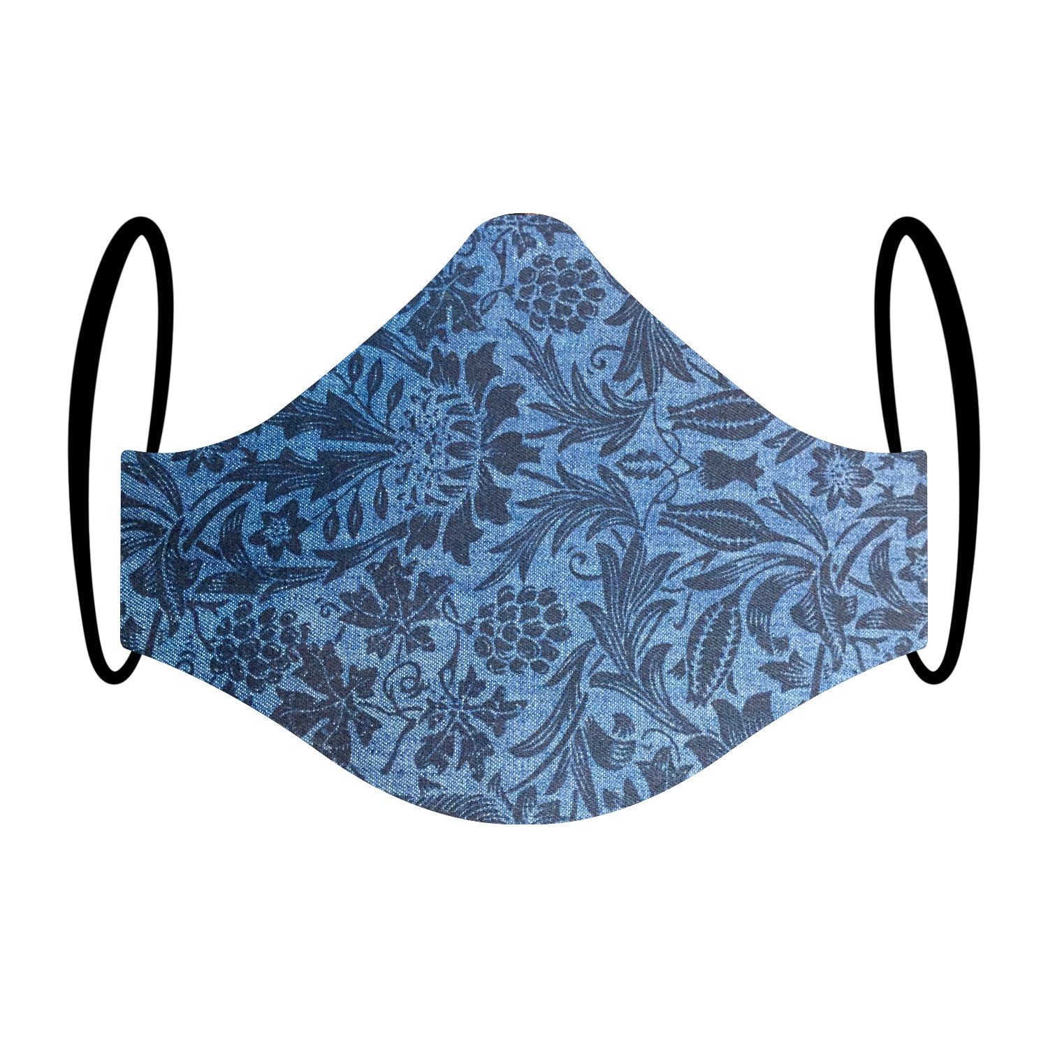 "Deluxe Denim" Print Triple-layer Washable Face Mask