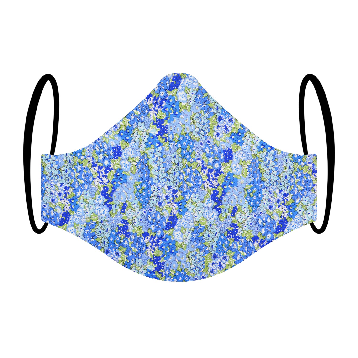 "Bluebell Woods" Floral Face Mask featuring Liberty London Fabric Triple-layer Washable {Limited Edition}
