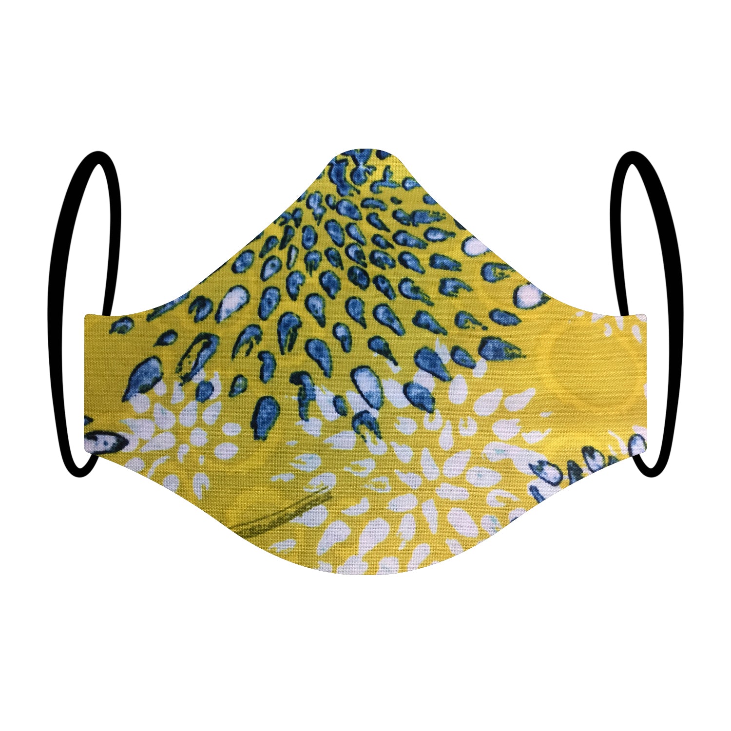 "Mellow Yellow" Print Triple-layer Washable Face Mask