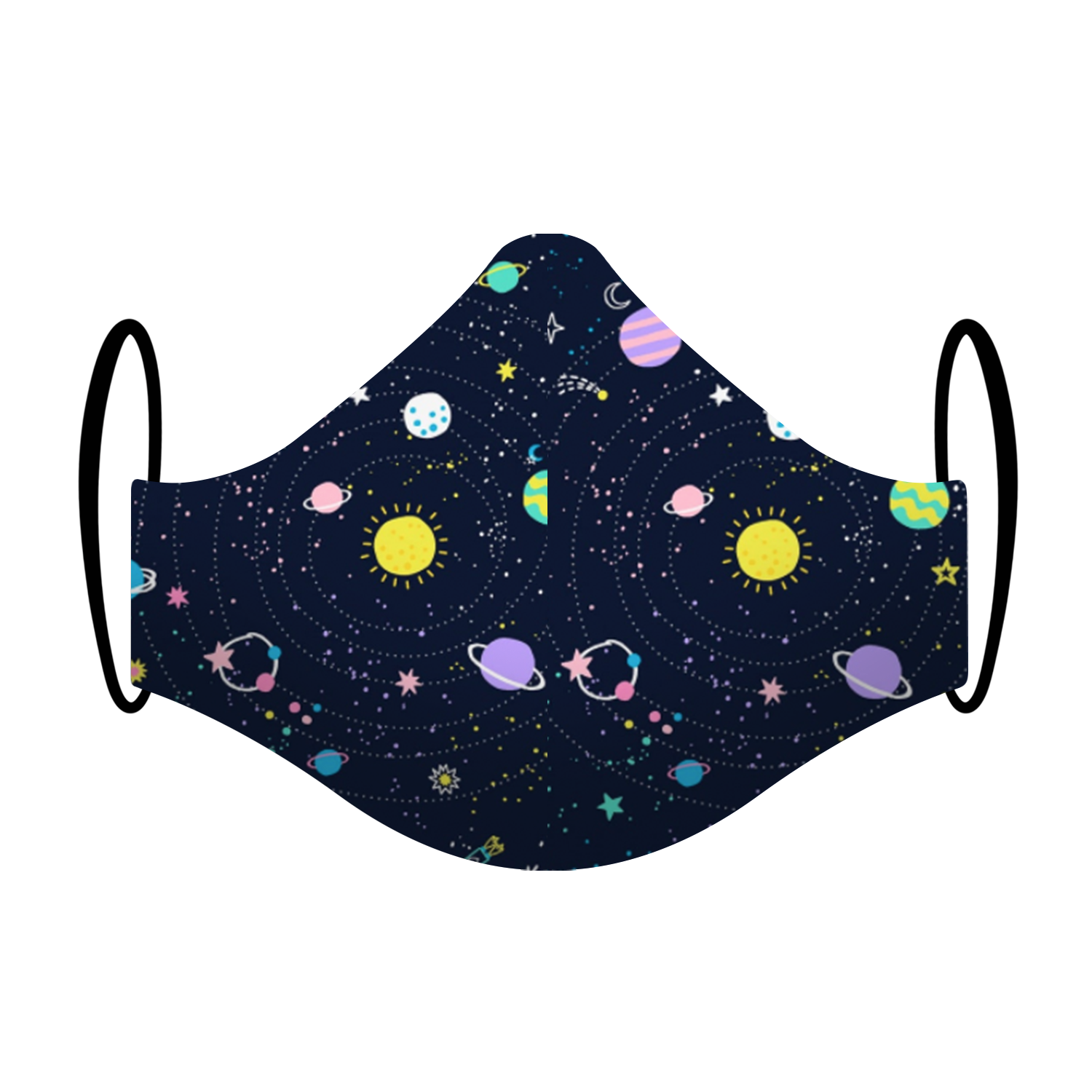 Outer Space Kids face mask
