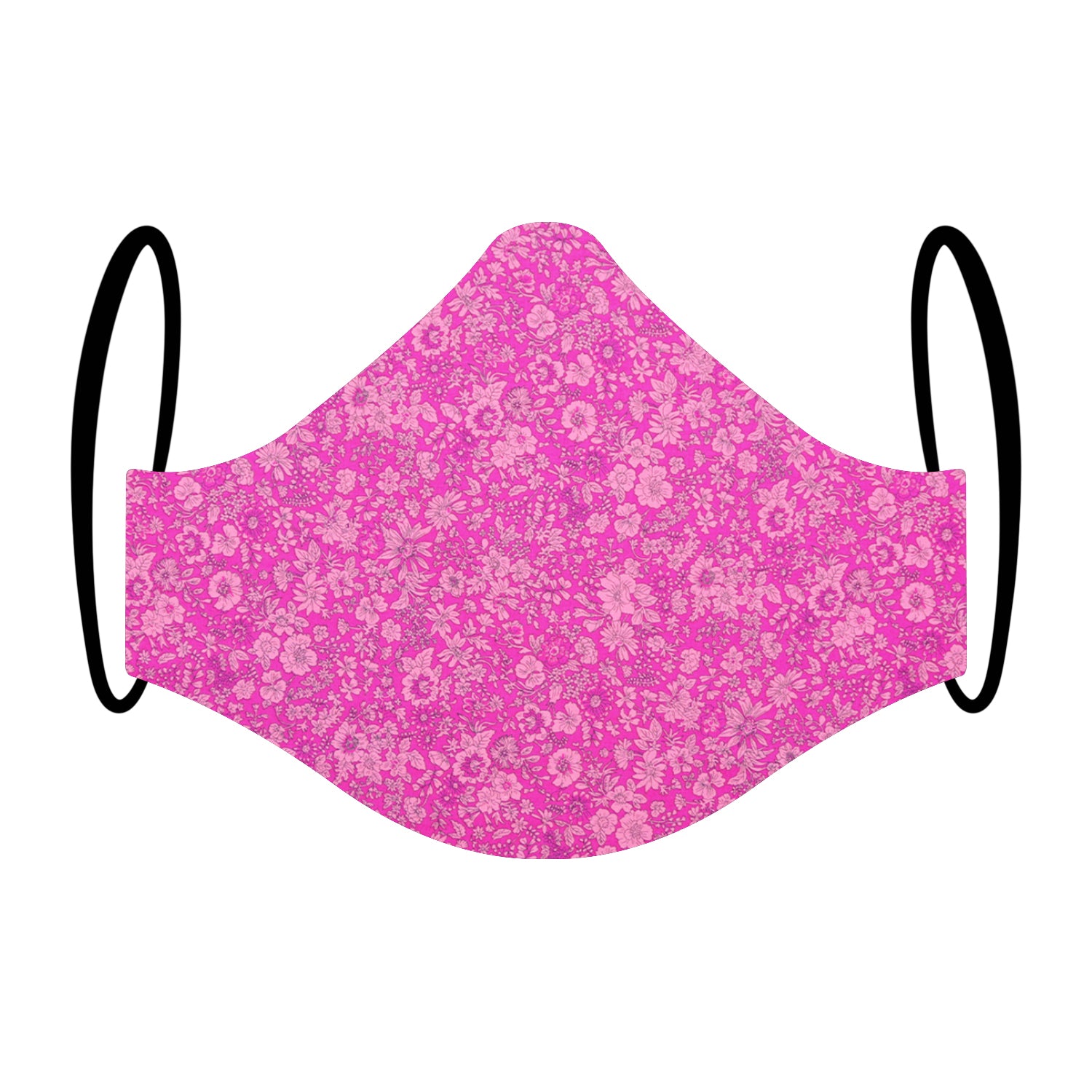 "Pink Poetry" Floral Face Mask featuring Liberty London Fabric Triple-layer Washable {Limited Edition}